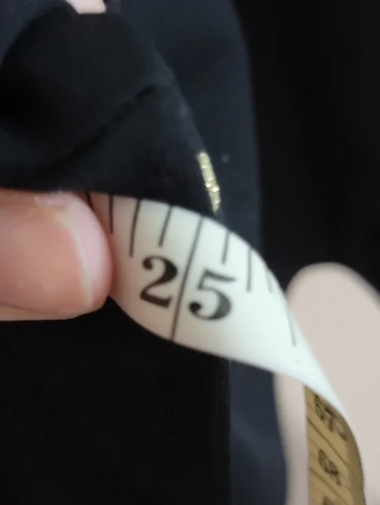 Quacker Factory Sequin Anchor Black Tee with Gold Stripes - Picture 6 of 7